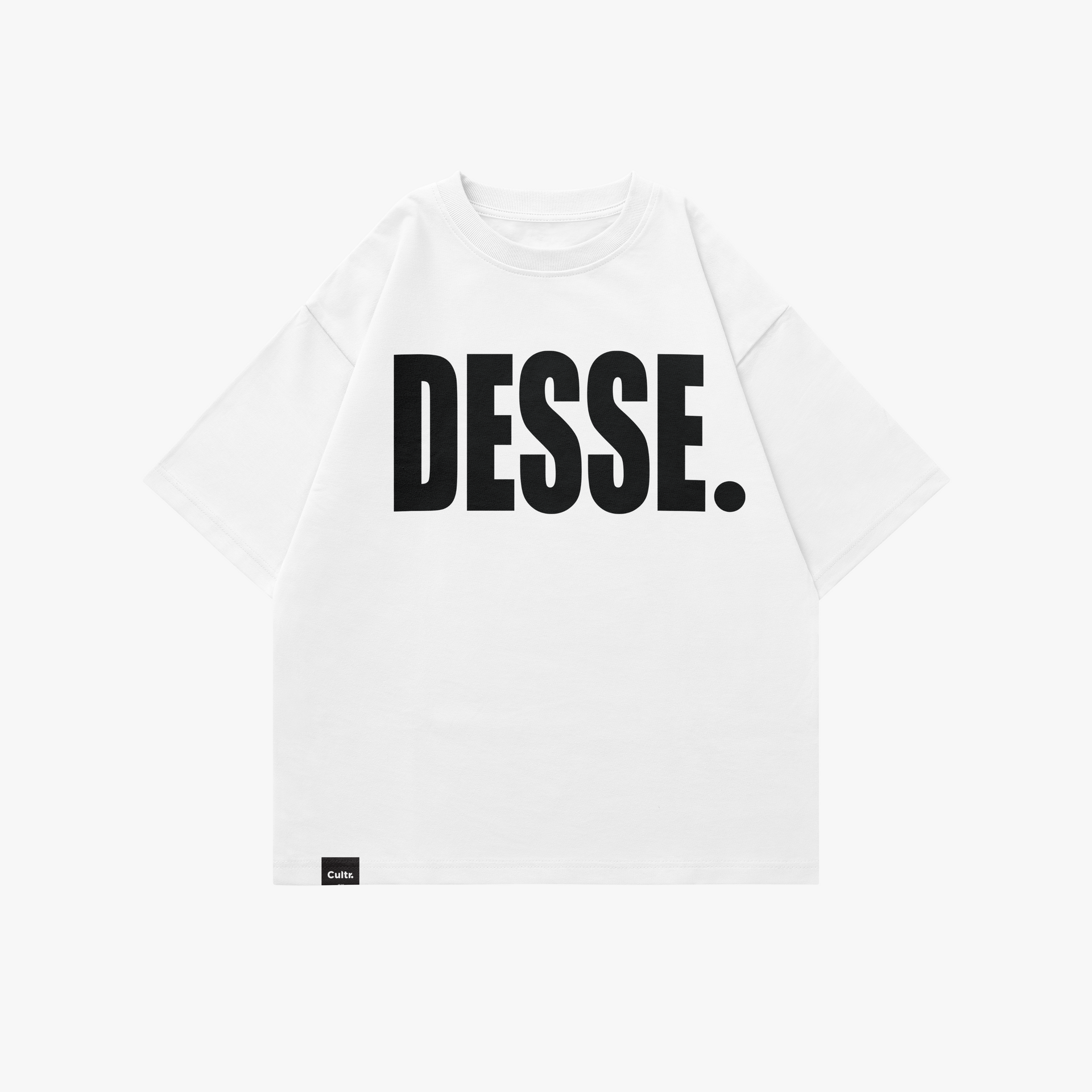Desse WHT Oversized Tee – Cultr Store